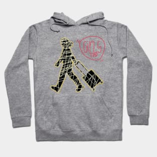 silhouette of girls trip Hoodie